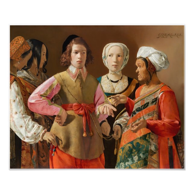 Georges de la Tour - The Fortune Teller Photo Print (Front)