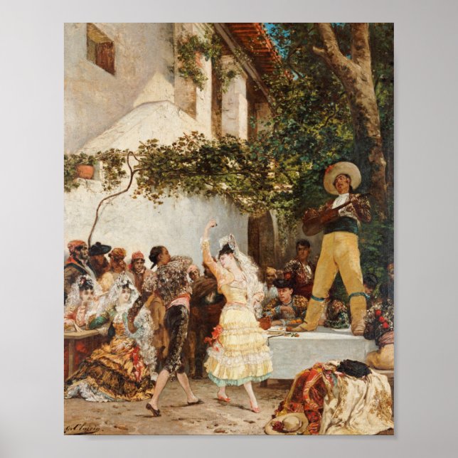 Georges Jules Victor Clairin - The Spanish Dancers Poster (Front)