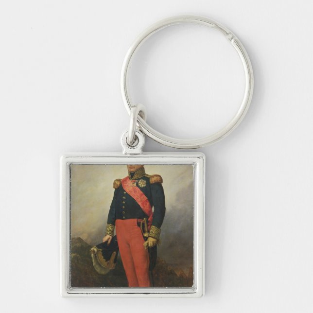 Georges Mouton  Count of Lobau, 1835 Keychain (Front)