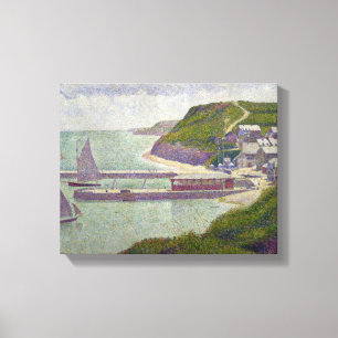 Georges Pierre Seurat   Harbour at Port-en-Bessin  Canvas Print