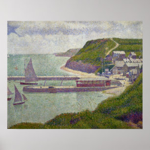 Georges Pierre Seurat   Harbour at Port-en-Bessin  Poster