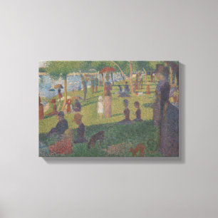 Georges Pierre Seurat   Study for A Sunday on La G Canvas Print