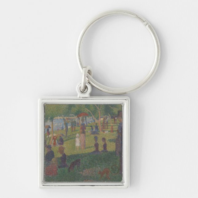 Georges Pierre Seurat | Study for A Sunday on La G Keychain (Front)
