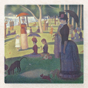 Georges Pierre Seurat   Sunday Afternoon on the Is Glass Coaster