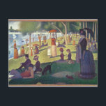 Georges Pierre Seurat | Sunday Afternoon on the Is Postcard<br><div class="desc">Sunday Afternoon on the Island of La Grande Jatte,  1884-86 | by Georges Pierre Seurat | Art Location: The Art Institute of Chicago,  IL,  USA | French Artist | Image Collection Number: BAL693</div>