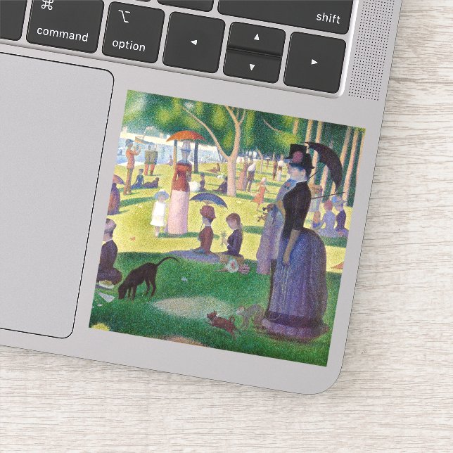 Georges Seurat - A Sunday on La Grande Jatte (Detail)