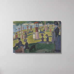 Georges Seurat - A Sunday on La Grande Jatte Canvas Print