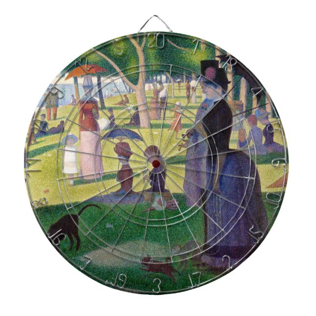 Georges Seurat - A Sunday on La Grande Jatte Dartboard (Front)