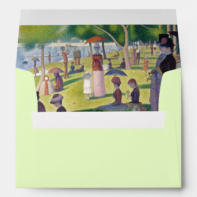 Georges Seurat - A Sunday on La Grande Jatte Envelope (Back (Bottom))