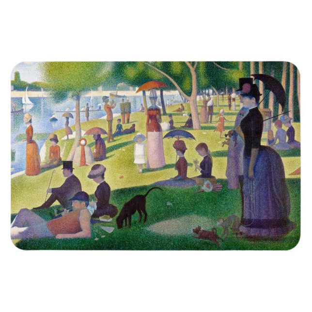 Georges Seurat - A Sunday on La Grande Jatte Magnet (Horizontal)