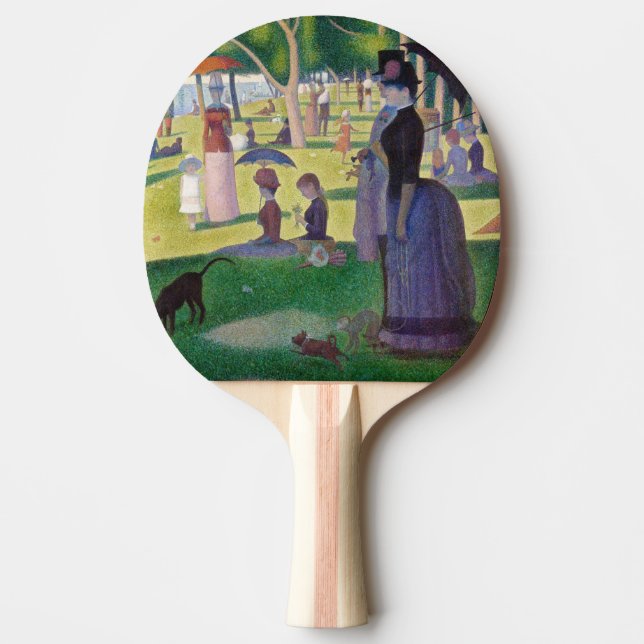 Georges Seurat - A Sunday on La Grande Jatte Ping Pong Paddle (Front)