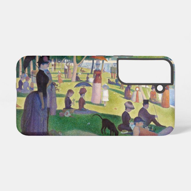 Georges Seurat - A Sunday on La Grande Jatte Samsung Galaxy S22 Case (Back Horizontal)