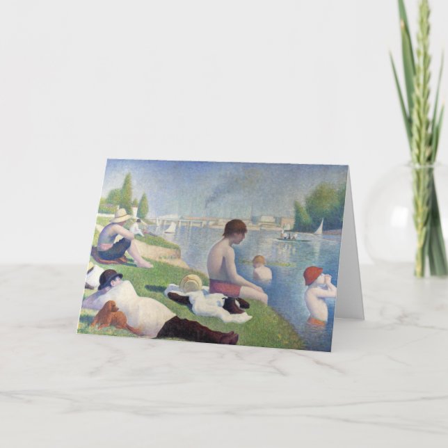 Georges Seurat - Bathers at Asnieres Card (Front)