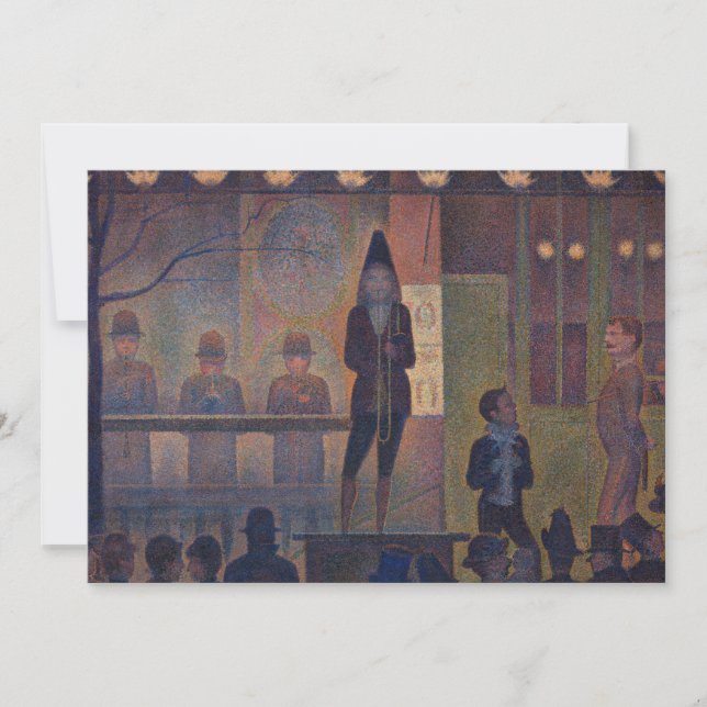 Georges Seurat - Circus Sideshow Invitation (Front)
