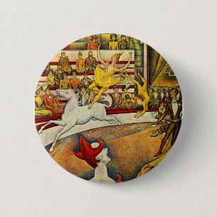 Georges Seurat - Der Zirkus - Circus 2 Inch Round Button