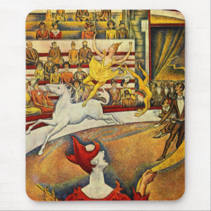 Georges Seurat - Der Zirkus - Circus Mouse Pad