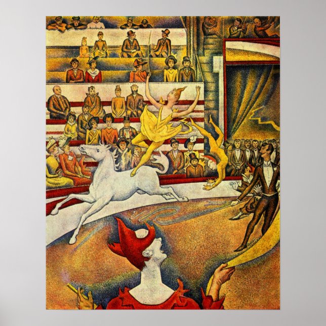 Georges Seurat - Der Zirkus - Poster du cirque (Devant)