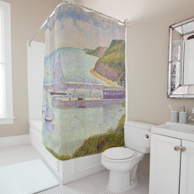 Georges Seurat - Port-en-Bessin at High Tide (In Situ)