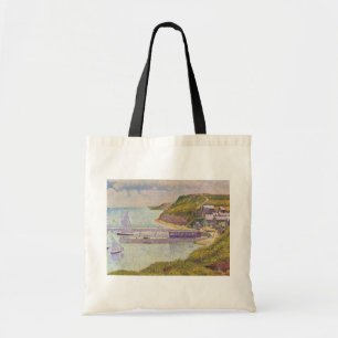 Georges Seurat - Port-en-Bessin at High Tide Tote Bag
