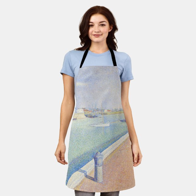 Georges Seurat - The Channel of Gravelines Apron (Worn)