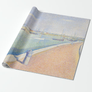 Georges Seurat - The Channel of Gravelines Wrapping Paper