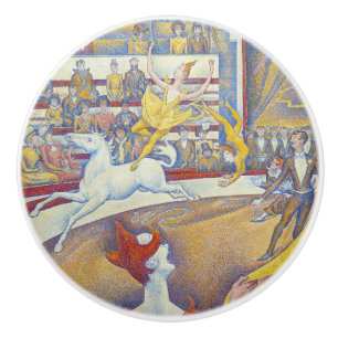 Georges Seurat - The Circus  Ceramic Knob