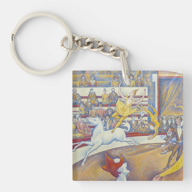 Georges Seurat - The Circus Keychain (Front)