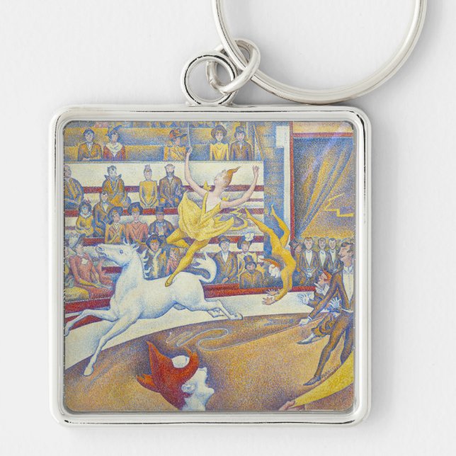 Georges Seurat - The Circus Keychain (Front)