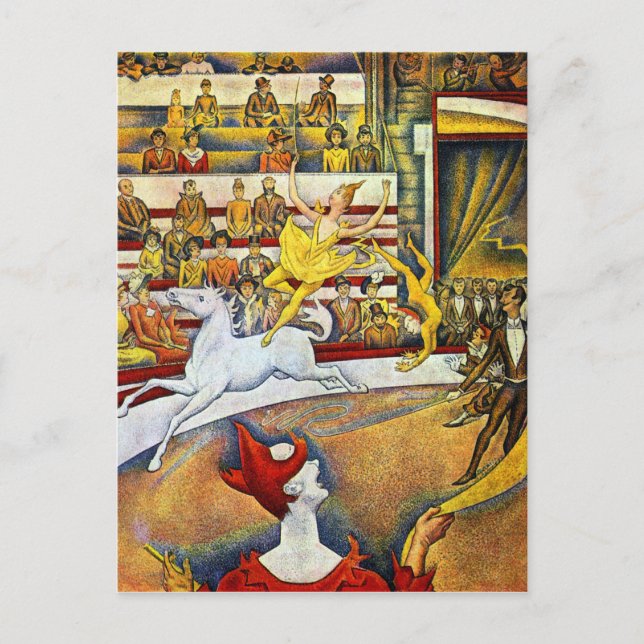 Georges Seurat - The Circus Postcard (Front)