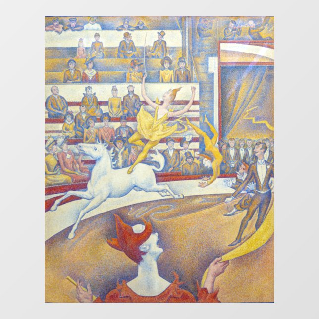 Georges Seurat - The Circus Window Cling (Sheet)