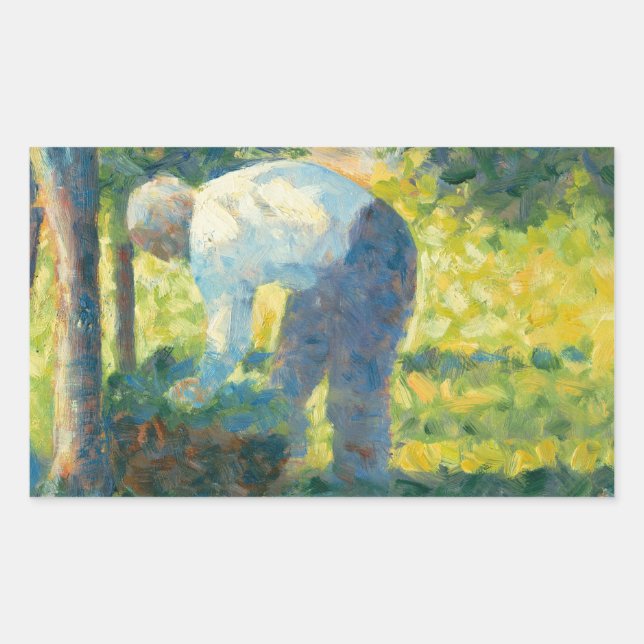 Georges Seurat - The Gardener Sticker (Front)