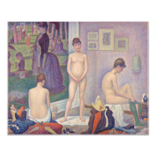 Georges Seurat - The Models Photo Print