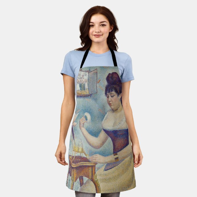 Georges Seurat - Young Woman Powdering Herself Apron (Worn)