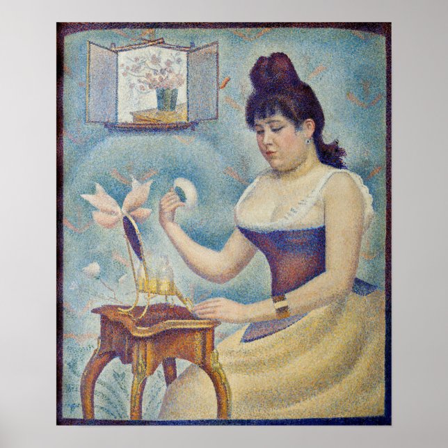 Georges Seurat - Young Woman Powdering Herself Poster (Front)