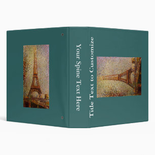 Georges Seurat's Painting: The Eiffel Tower (1889) Binder