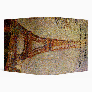 Georges Seurat's Painting: The Eiffel Tower (1889) Binder