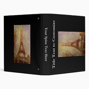 Georges Seurat's Painting: The Eiffel Tower (1889) Binder