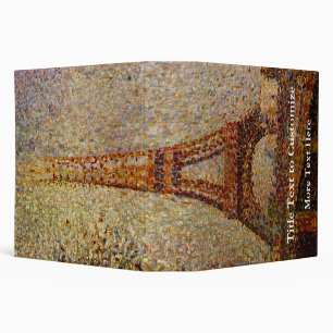 Georges Seurat's Painting: The Eiffel Tower (1889) Binder