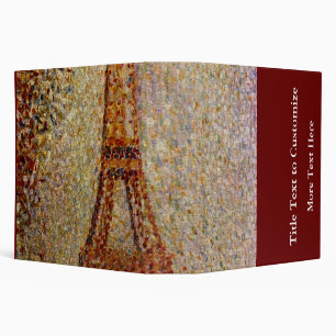 Georges Seurat's Painting: The Eiffel Tower (1889) Binder