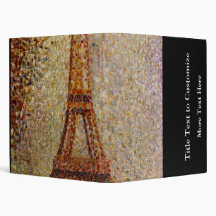 Georges Seurat's Painting: The Eiffel Tower (1889) Binder