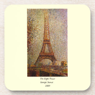 Georges Seurat's Painting: The Eiffel Tower (1889) Coaster