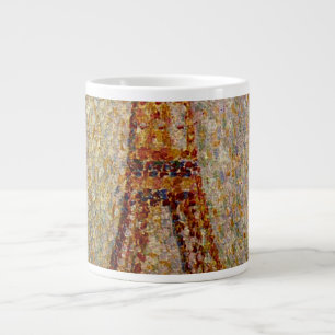 Georges Seurat's Painting: The Eiffel Tower (1889) Large Coffee Mug