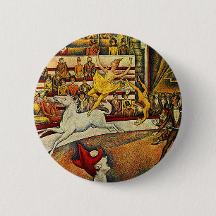 Georges Seurat's The Circus (1891) 2 Inch Round Button