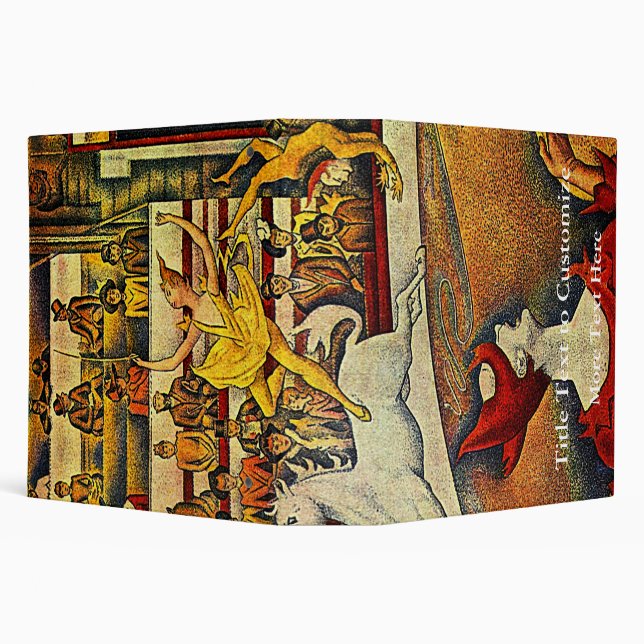 Georges Seurat's The Circus (1891) Binder (Background)