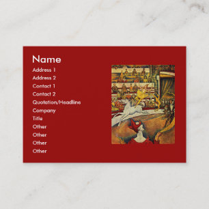 Georges Seurat's The Circus (1891) Business Card
