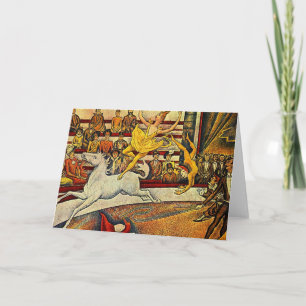 Georges Seurat's The Circus (1891) Card