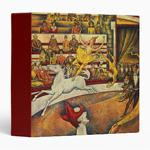 Georges Seurat's The Circus (1891) - Clown & Rider Binder