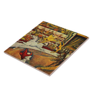 Georges Seurat's The Circus (1891) Tile