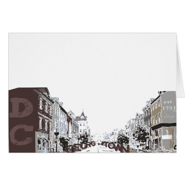 GEORGETOWN À WASHINGTON, DC (Devant horizontal)