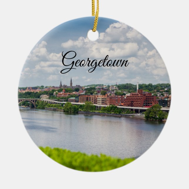 Georgetown Ceramic Ornament (Front)